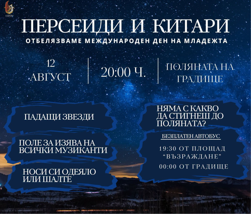 Снимка за „Персеиди и китари“ събира младежи под звездите...